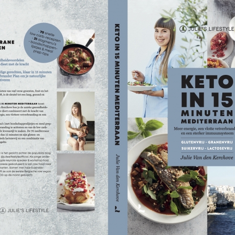 Sneak peek of our newest cookbook ‘Keto in 15 Minuten Mediterraan’!