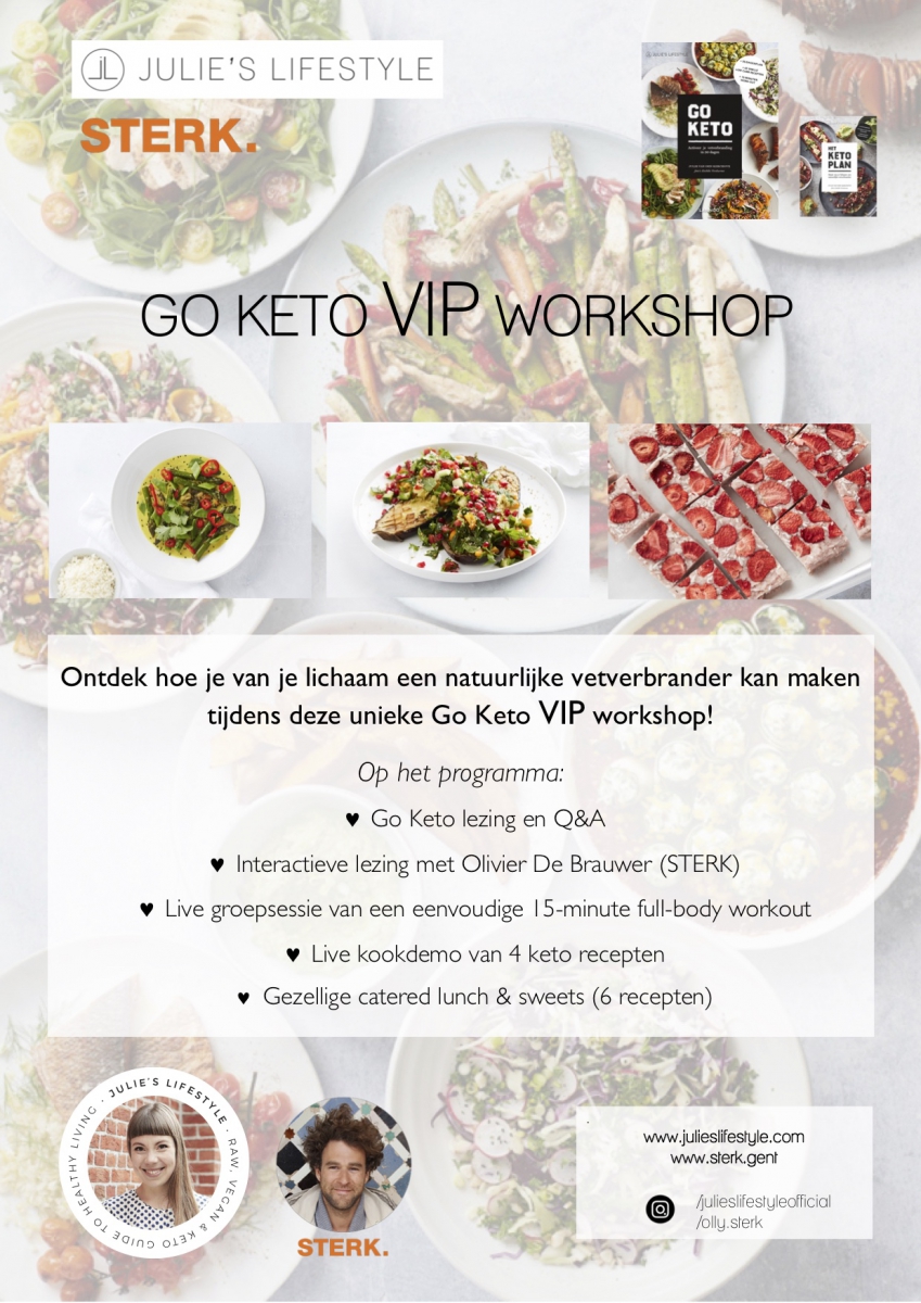 Go Keto VIP Workshop in Ghent May 18th