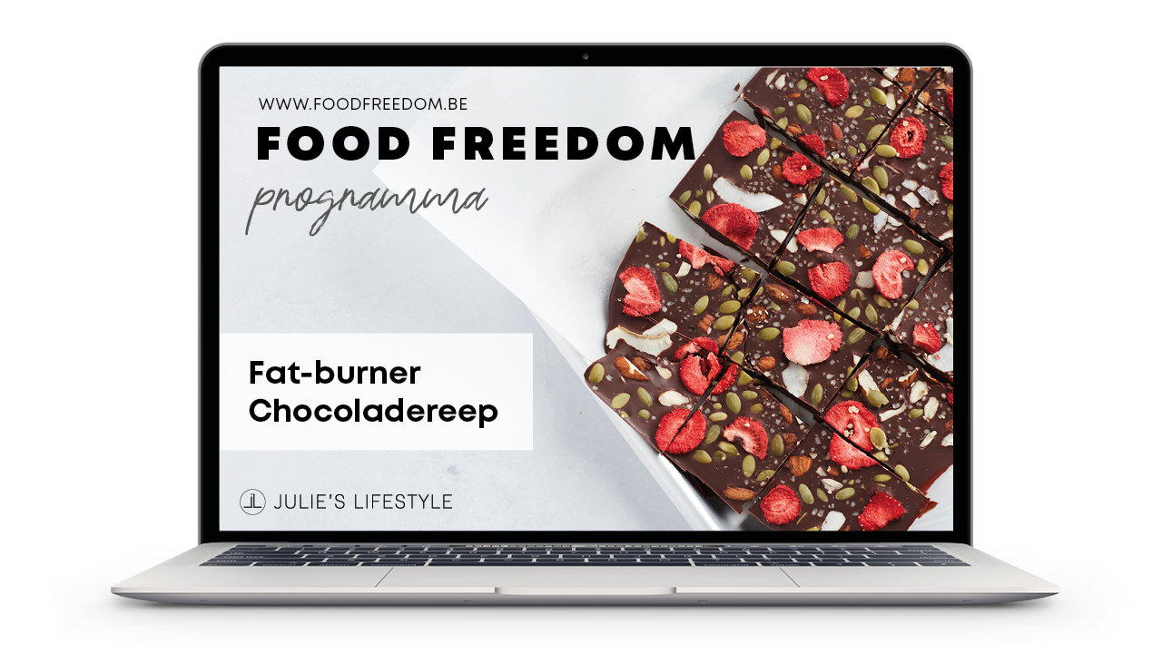Fat Burner Chocoladereep_Food Freedom Videoprogramma_Keto en Low Carb Recepten + Menuplanning