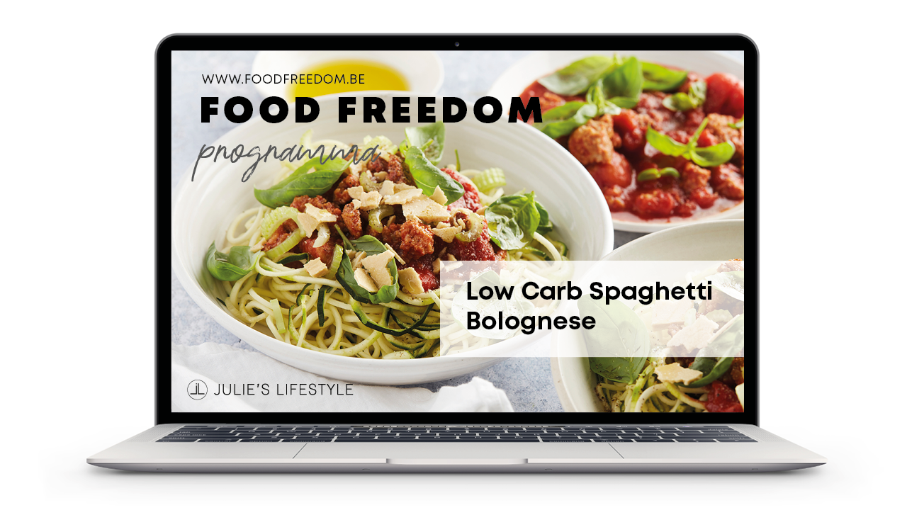 Spaghetti Bolognaise_Food Freedom Videoprogramma_Keto en Low Carb Recepten + Menuplanning
