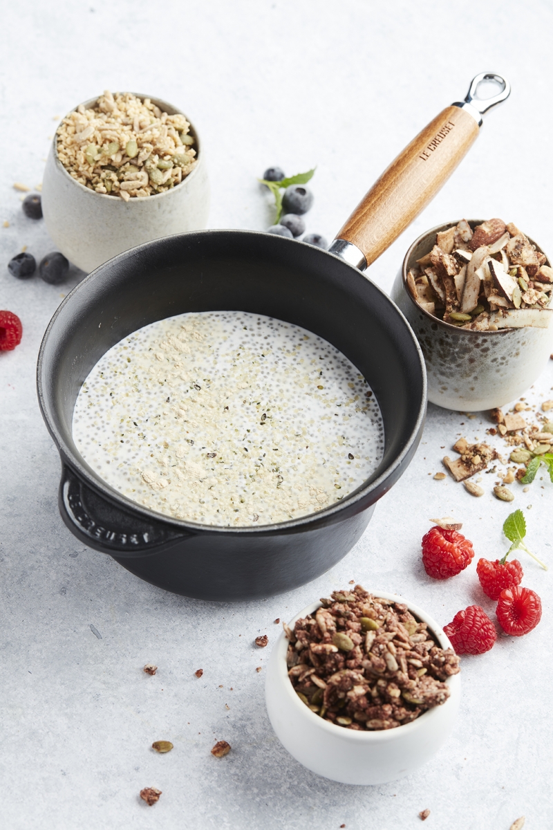 Vegan Keto Ontbijt Porridge | Low Carb ‘Havermoutpap’ (Granenvrij, Glutenvrij, Lactosevrij, Suikervrij, Paleo, Whole 30)