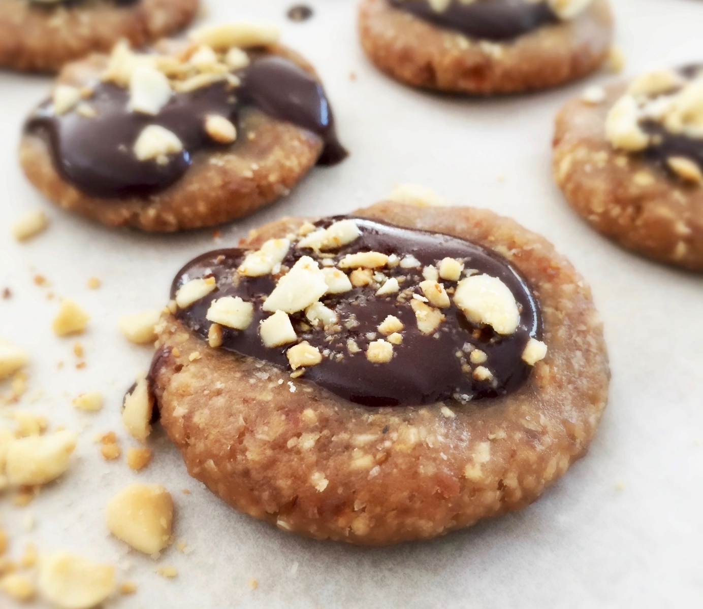 The Ultimate Vegan Keto Peanut Butter Cookies + Chocolate (low carb, sugar free, gluten free, paleo)