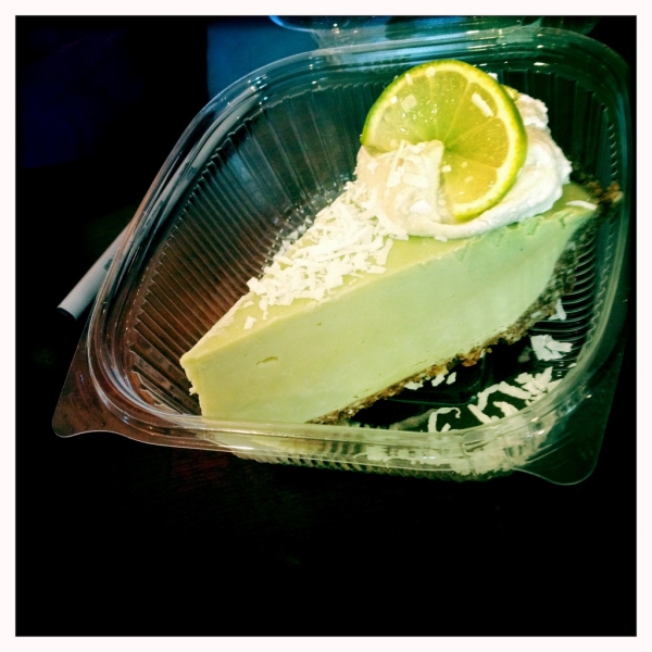 Raw Food Lunch at Suncafé, Los Angeles: Key Lime Pie