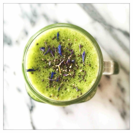Green Antioxidant Smoothie for Clear Skin