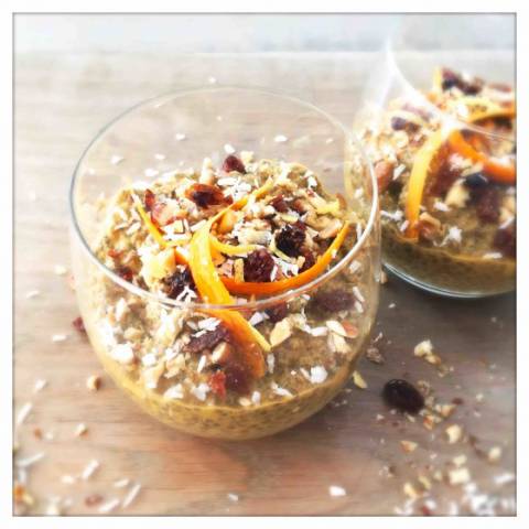 Carrot Cake Chia Pudding