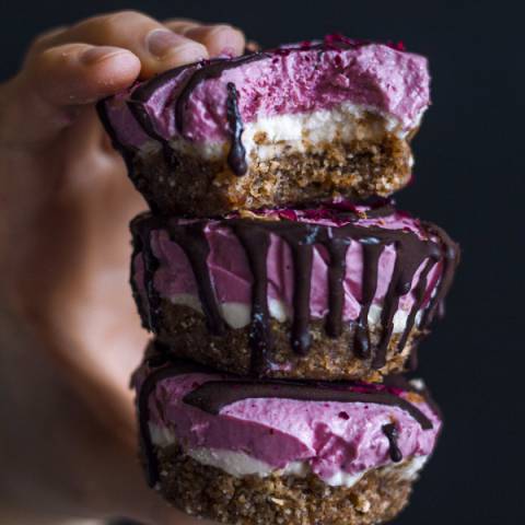 Raw Vegan Strawberry Lime Cheesecake | Inspiration: Cailin Rose