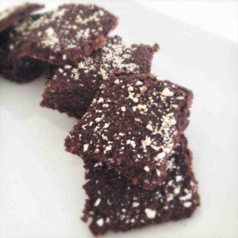 Chocolate Chia Crackers