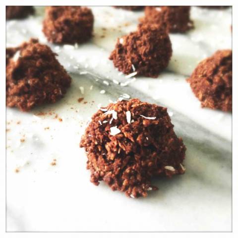 Chocolate Coconut Macaroons