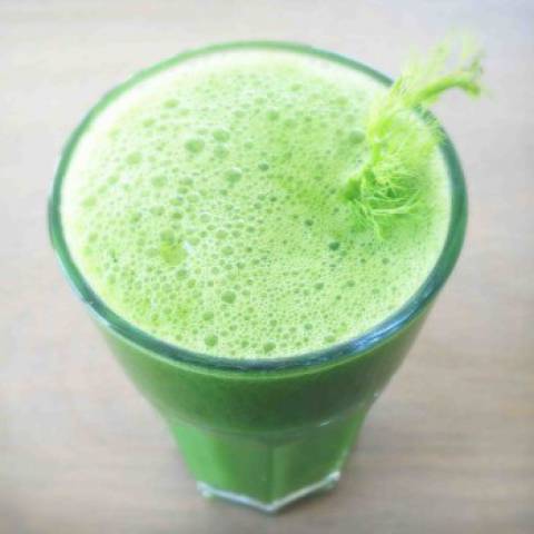 Fennel Pear Green Juice (Without a Juicer!)