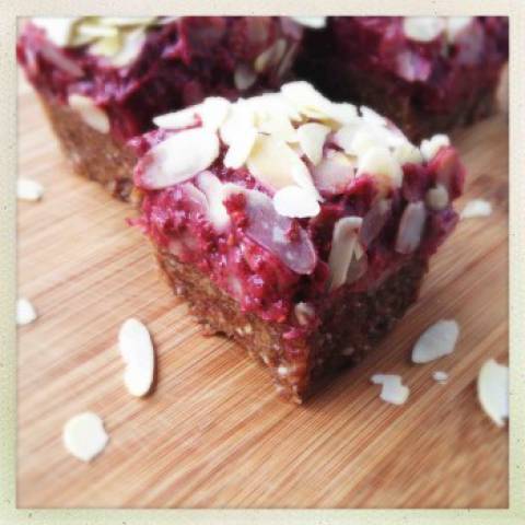 Frangipane Bars with Raspberry Jam