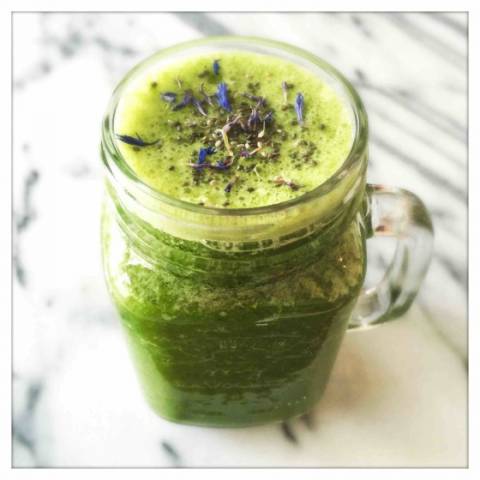 Green Antioxidant Smoothie for Clear Skin