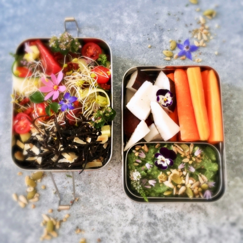 Healthy Lunch Ideas: Vegan Keto Bento Box | High Fat Low Carb + Paleo
