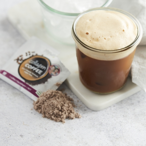 Iced Collagen Coffee + Collagen Latte (Keto IJskoffie)