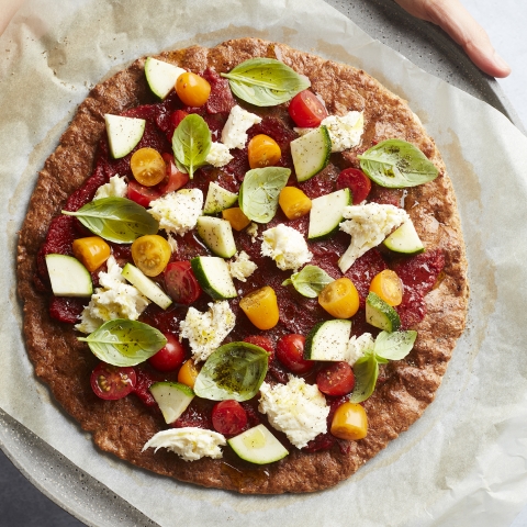 Keto Pizza met Cheesy Korst in 15 Minuten (Airfryer Recept)