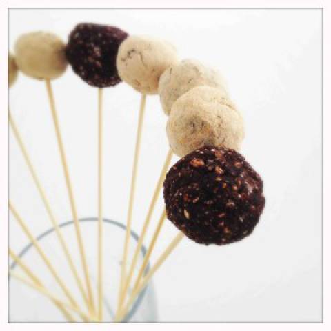 Raw Vegan Maca Chocoladecakepops