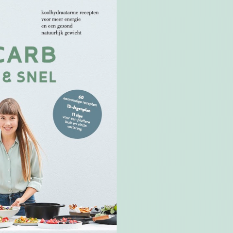 Sneak peek of our newest cookbook ‘Low Carb, Lekker en Snel’
