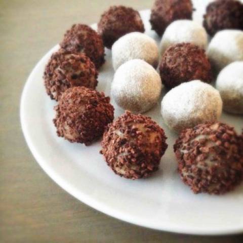 Sweet Marzipan Truffles