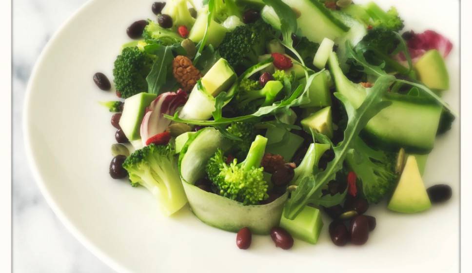 Detox Salad with Broccoli and Asian Sesame Dressing