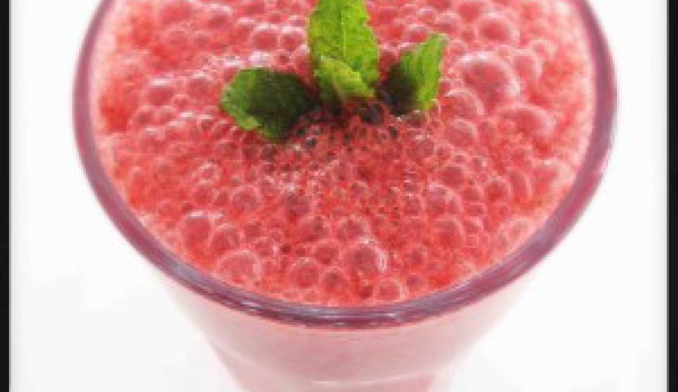 Suikervrije Frambozenlimonade met Munt