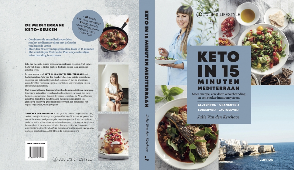 Sneak peek of our newest cookbook ‘Keto in 15 Minuten Mediterraan’!