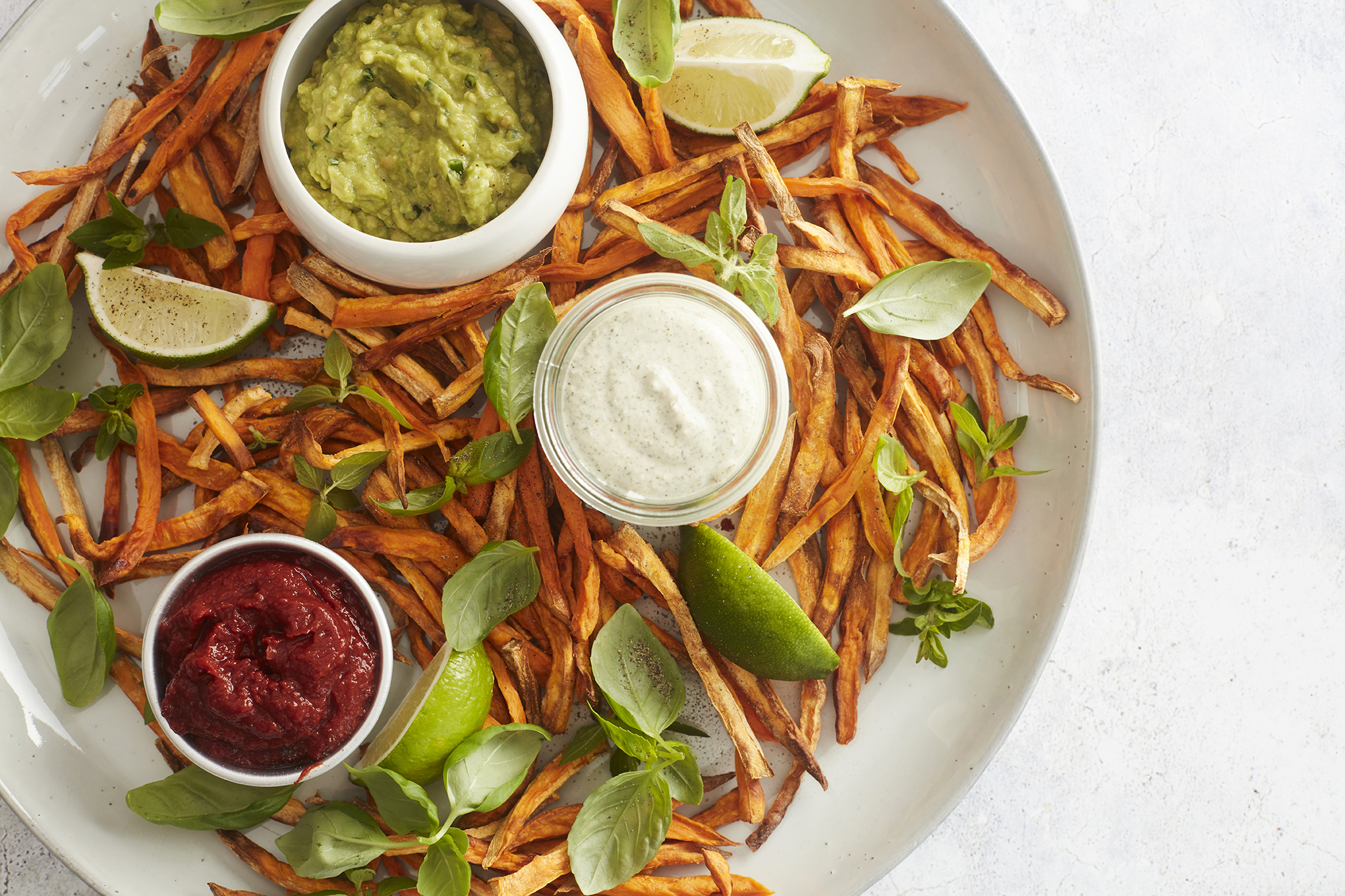 Sweet Potato Fries with Vegan Mayonnaise Blog Julie's Lifestyle
