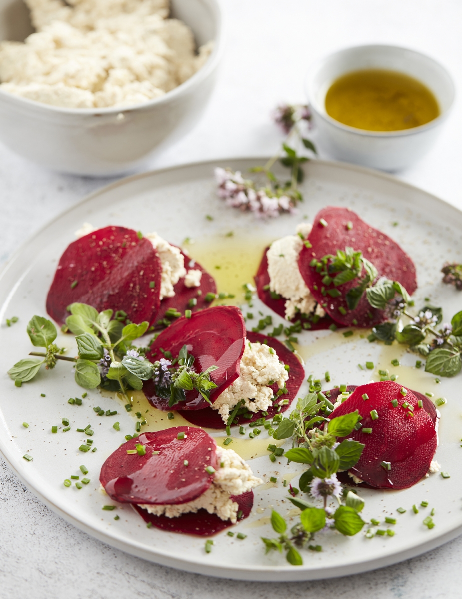 Rode Biet Ravioli met Vegan Ricotta_Keto in 15 Minuten Mediterraan