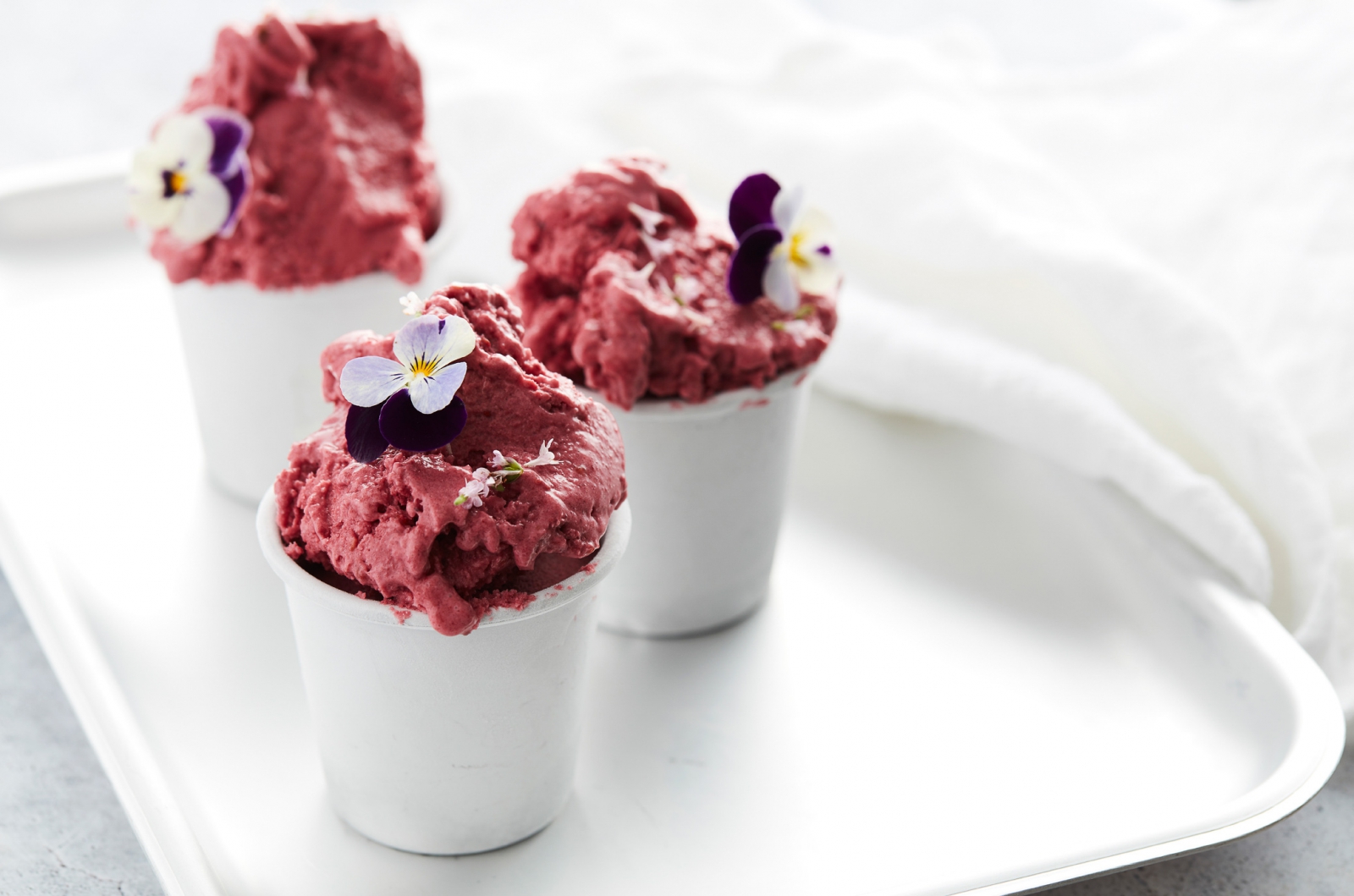 Berry Coconut Soft Serve Ice Cream - Vegan Keto Recipe - Start to Keto eBook