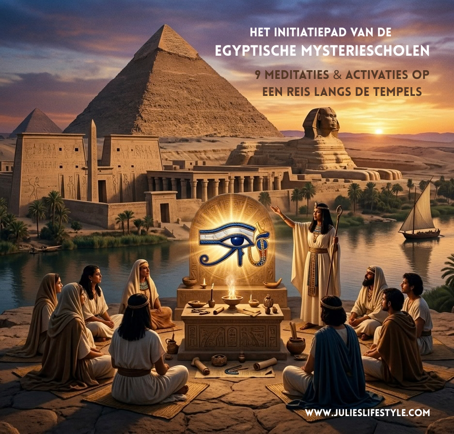 Het Initiatiepad van de Egyptische Mysteriescholen 9 meditaties & activaties op een reis langs de tempels