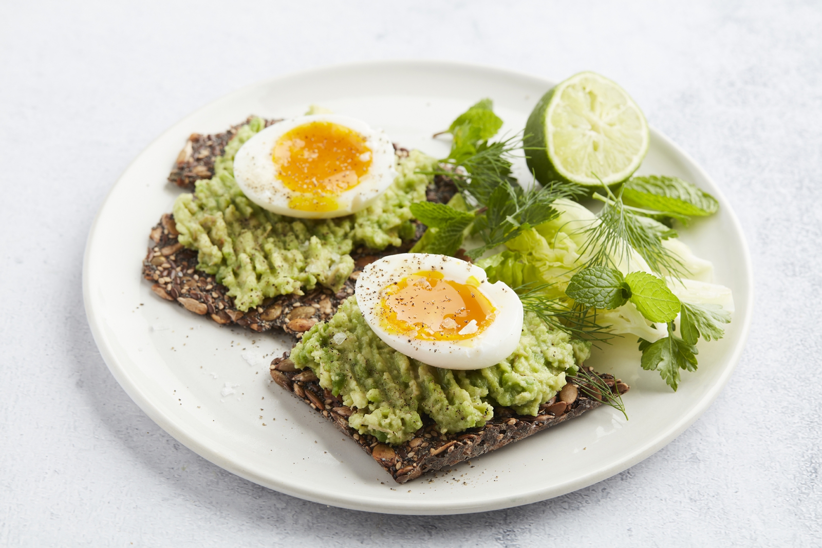 3 Variations of Avocado Toast with Gluten Free Seed Crackers (from my cookbook Keto in 15 Minuten)