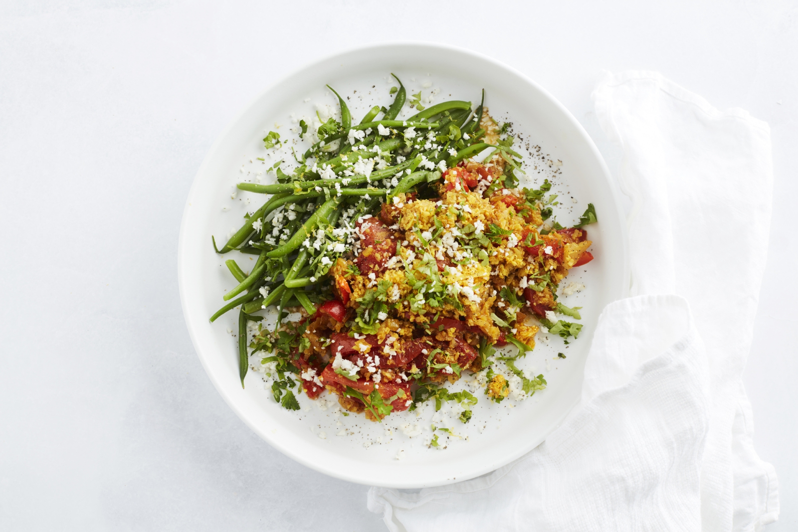 Cauliflower Rice Paella - Vegan Keto Recipe - Start to Keto eBook