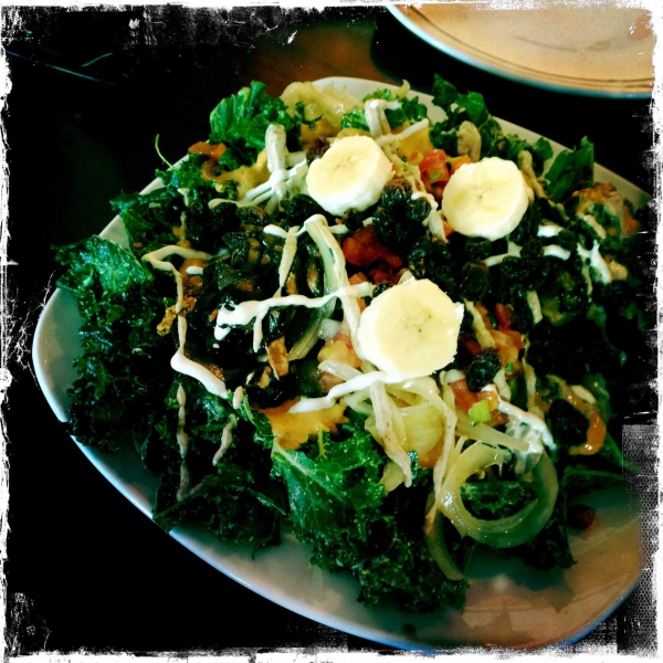 Kale Salad in Hollywood Los Angeles: Suncafé