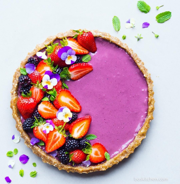 Berry Hazelnut Cream Tart | Inspiration: Bo’s Kitchen
