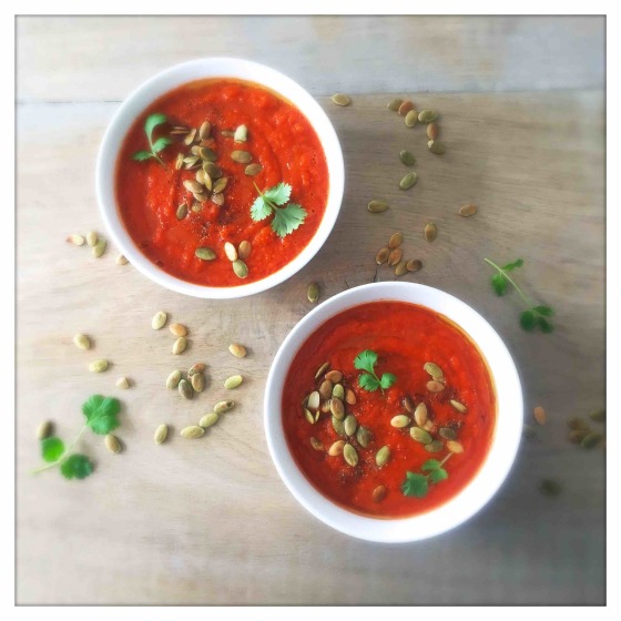 Creamy Roasted Red Pepper Soup