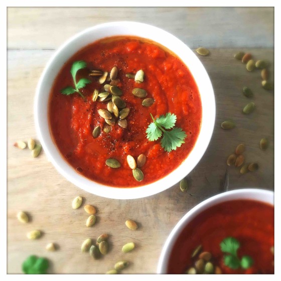 Creamy Roasted Red Pepper Soup