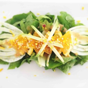 Fennel Orange Salad with Sweet Mustard Dressing