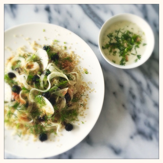 Venkelsalade met Quinoa & Yoghurtdressing