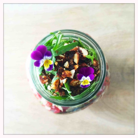 Protein Rich Vegan Jar Salad