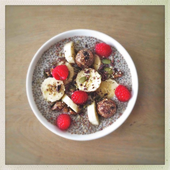 Vanille Chia Pudding met Ahornsiroop