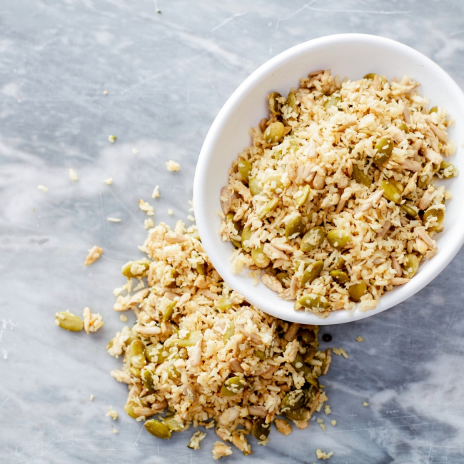 Power Peanut Keto Granola (Vegan, Gluten Free)